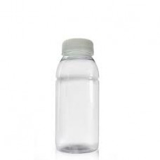 JBC250 - Plastic Juice Bottle 250 ml & 38 mm White Screw Cap  ( 100 ) 